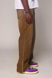 ZIP FLARE DENIM JEANS